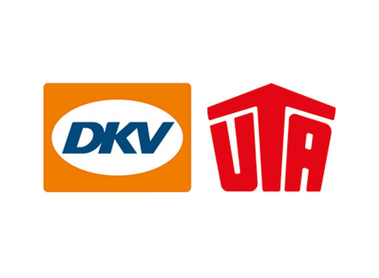 Logos DKV und UTA in einem Bild.
