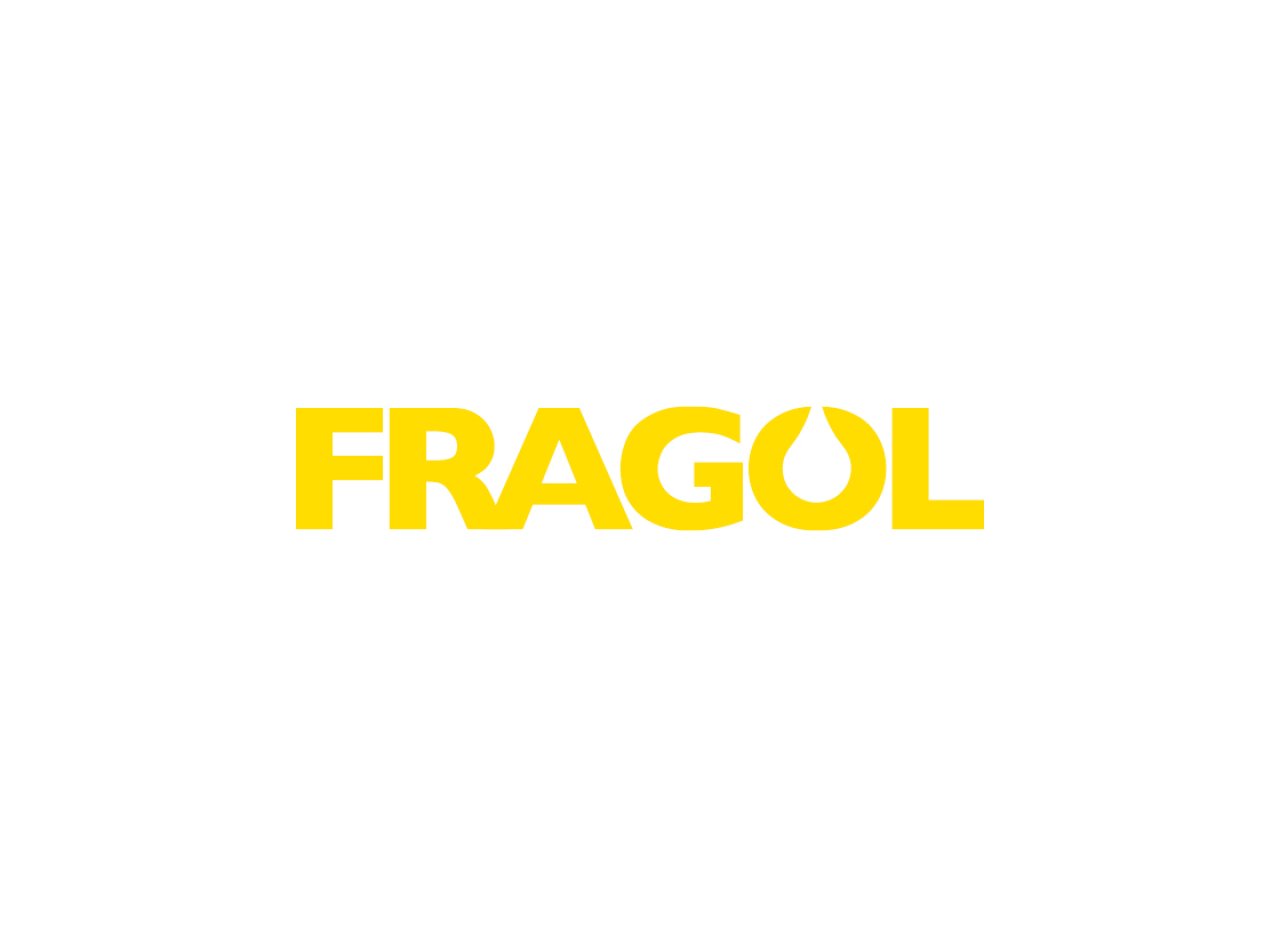 Logo Fragol Schmierstoffe in gelb.
